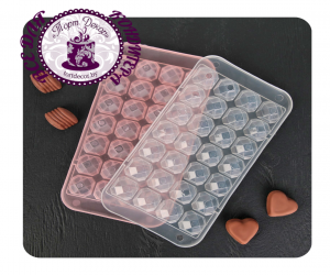 Форма Сапфир 24×12,7×2 см 28 ячеек